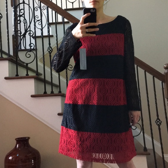 LONDON TIMES LACE DRESS NWT - Picture 2 of 7